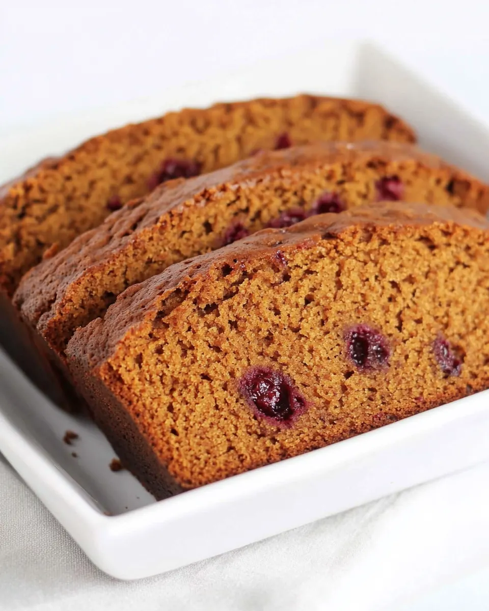 Cranberry Pumpkin Bread