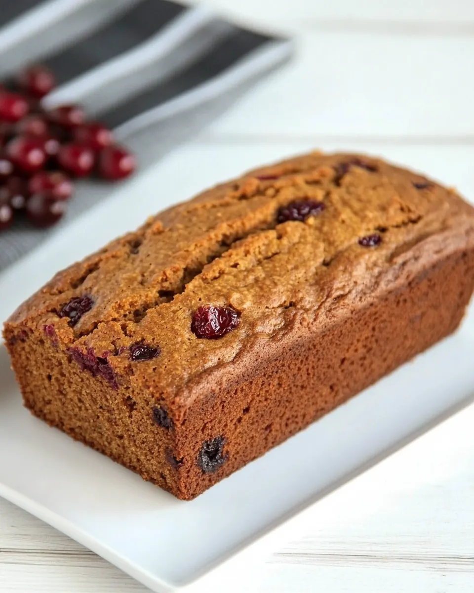 Cranberry Pumpkin Bread