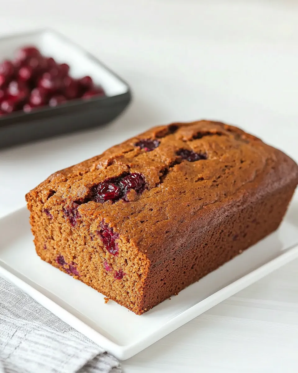 Cranberry Pumpkin Bread