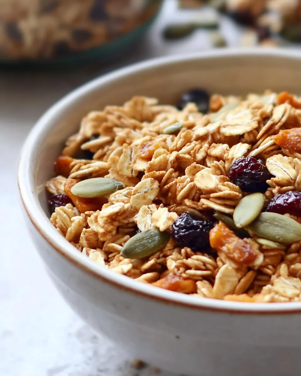 Cranberry Pumpkin Seed Granola
