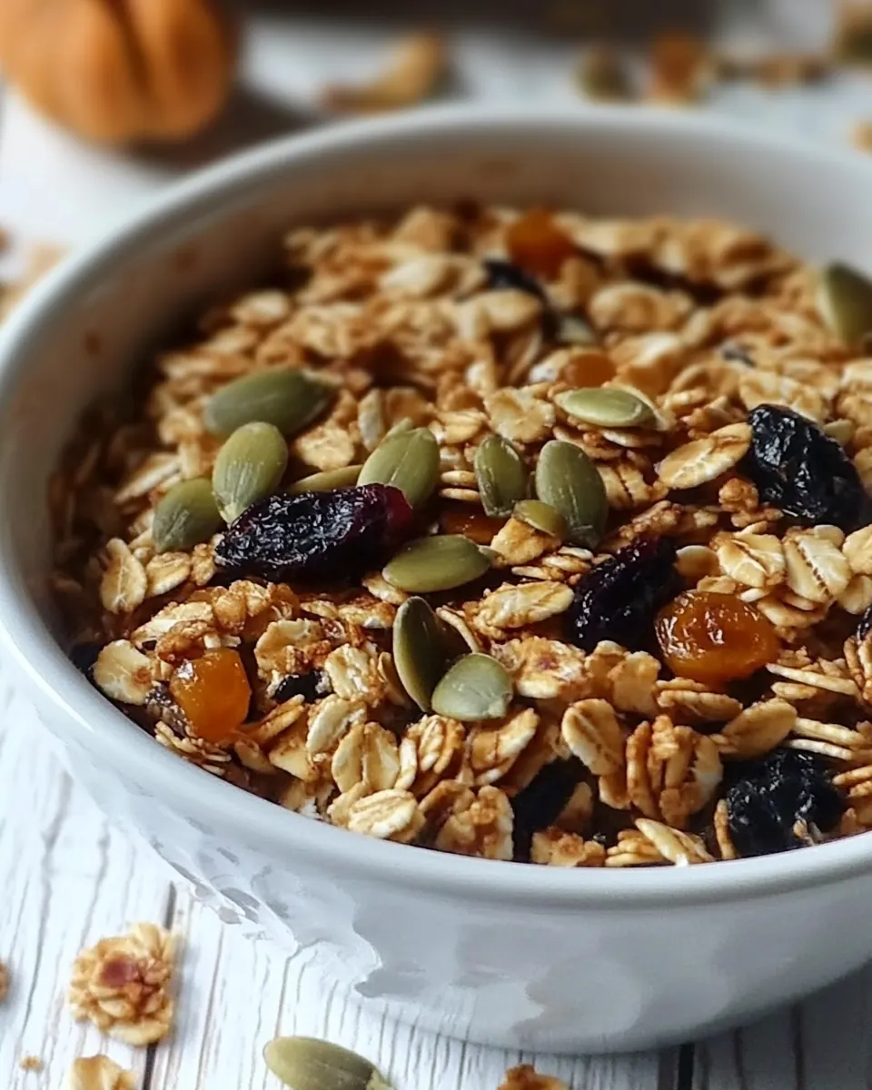 Cranberry Pumpkin Seed Granola