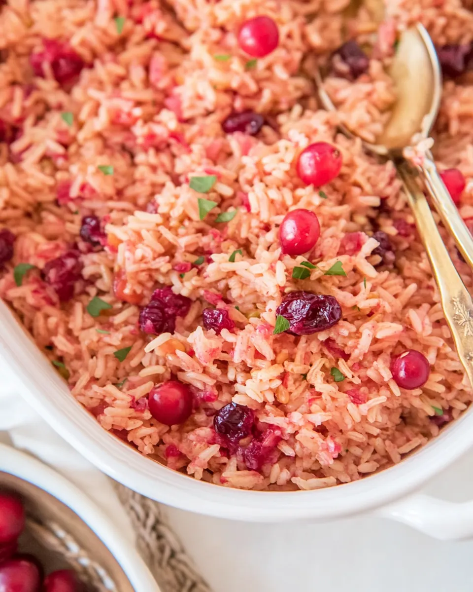Cranberry Rice Pilaf