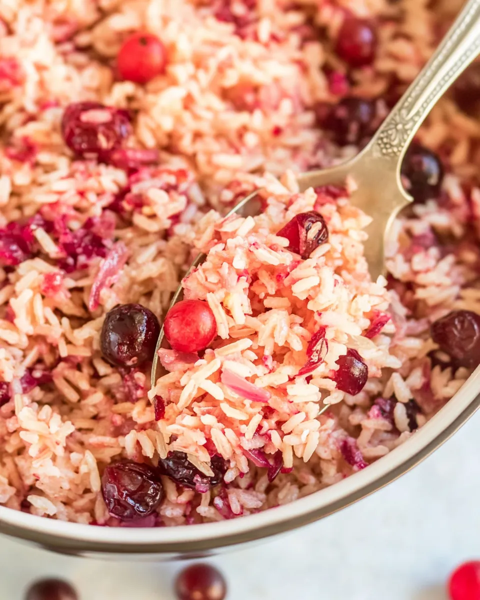 Cranberry Rice Pilaf