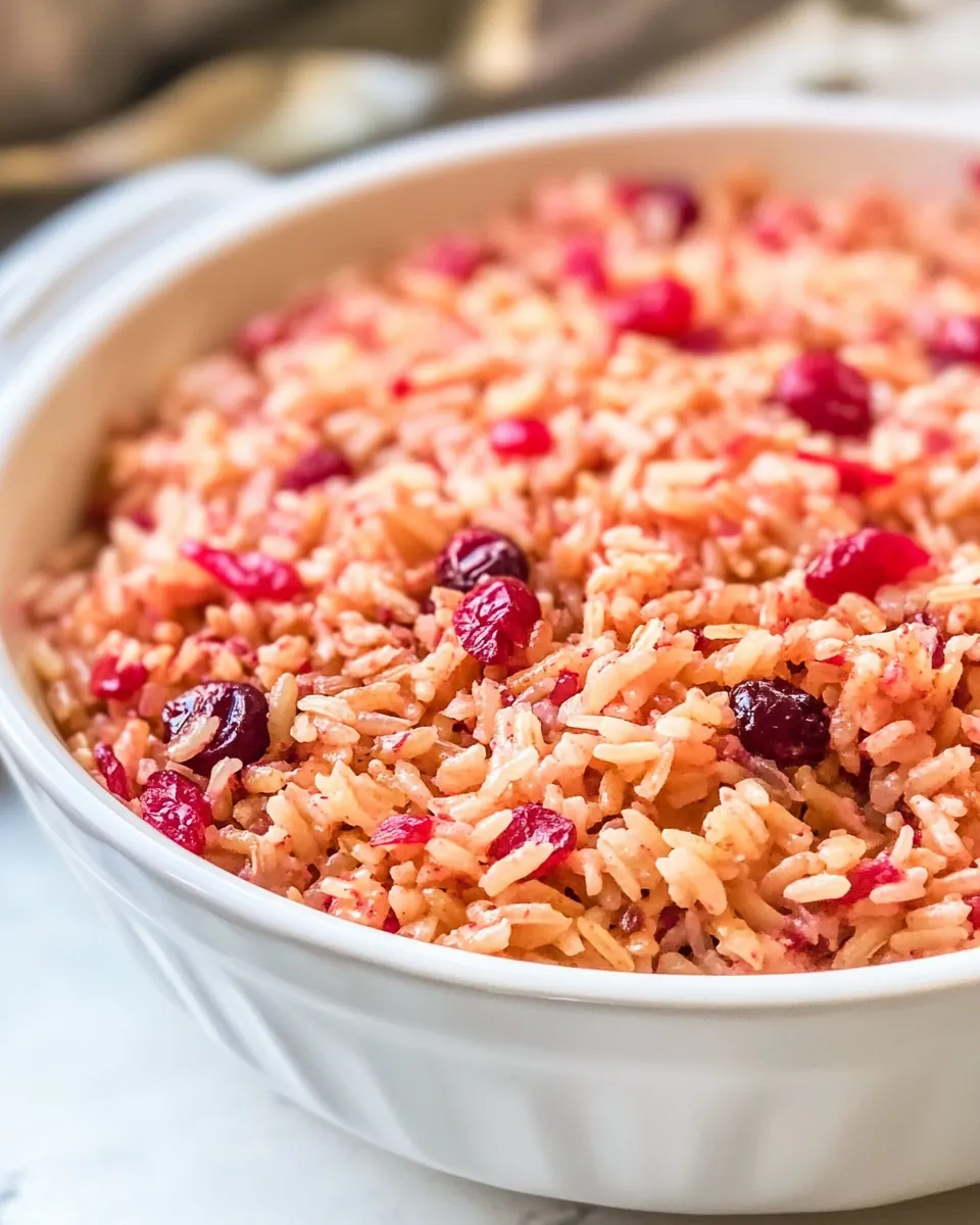 Cranberry Rice Pilaf