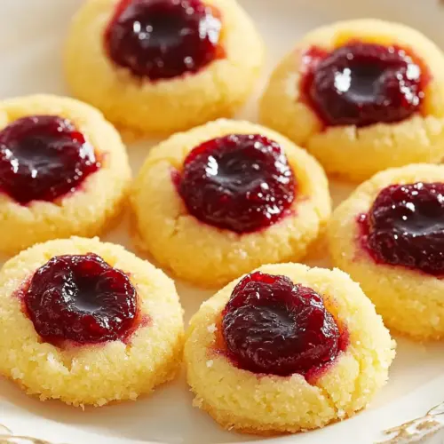 Cranberry Thumbprint Cookies