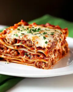 Cream Cheese Lasagna with Sausage
