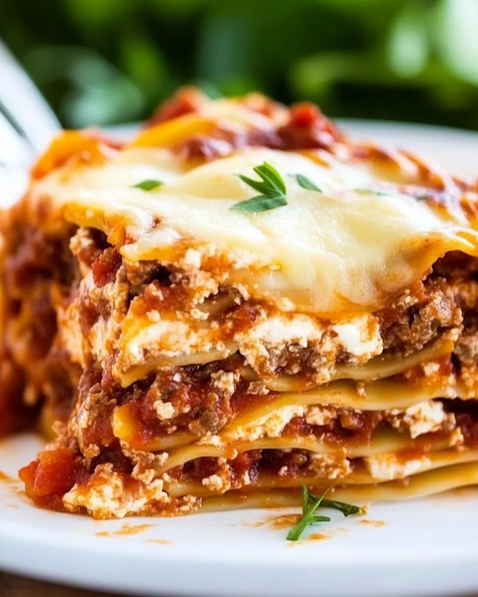Cream Cheese Lasagna