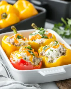 Cream Cheese Stuffed Mini Peppers