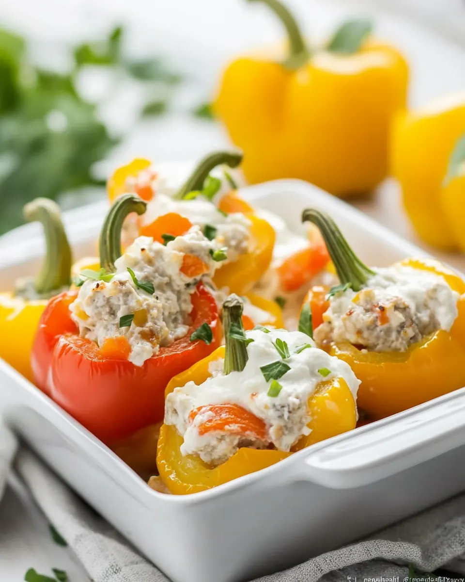 Cream Cheese Stuffed Mini Peppers