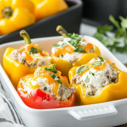 Cream Cheese Stuffed Mini Peppers