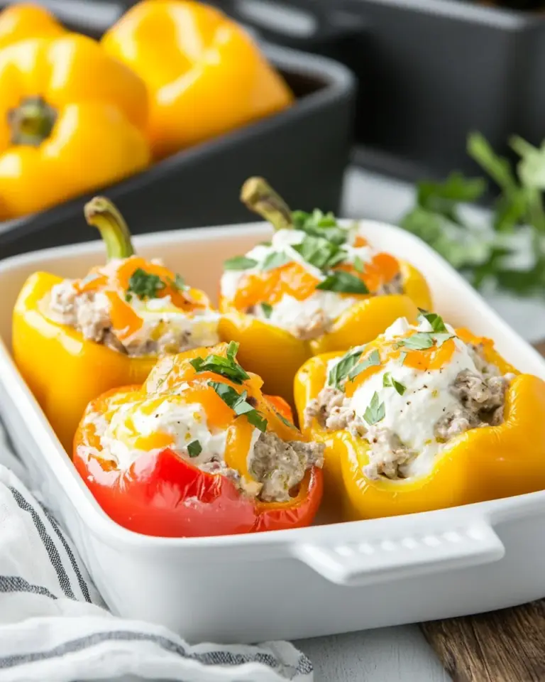 Cream Cheese Stuffed Mini Peppers