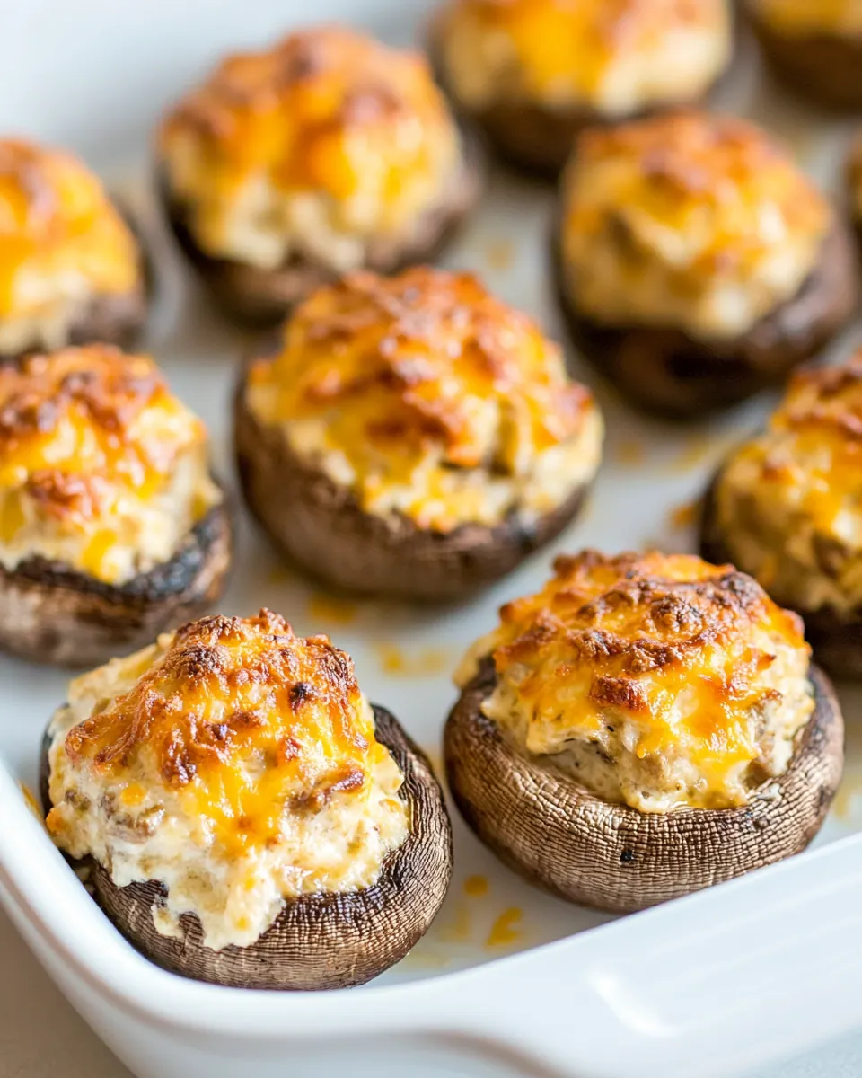 Cream Cheese Stuffed Mushrooms