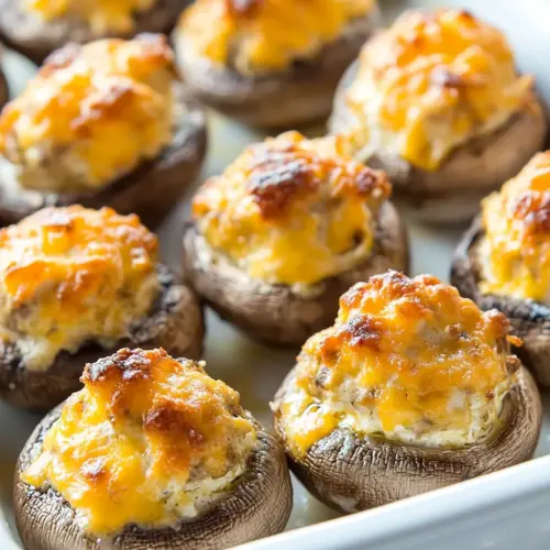 Cream Cheese Stuffed Mushrooms