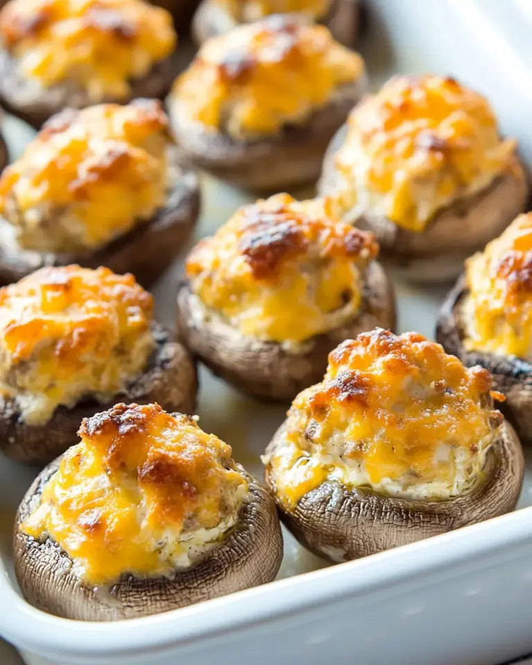 Cream Cheese Stuffed Mushrooms