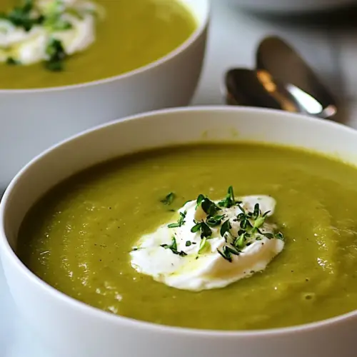 Cream of Asparagus Leek Soup