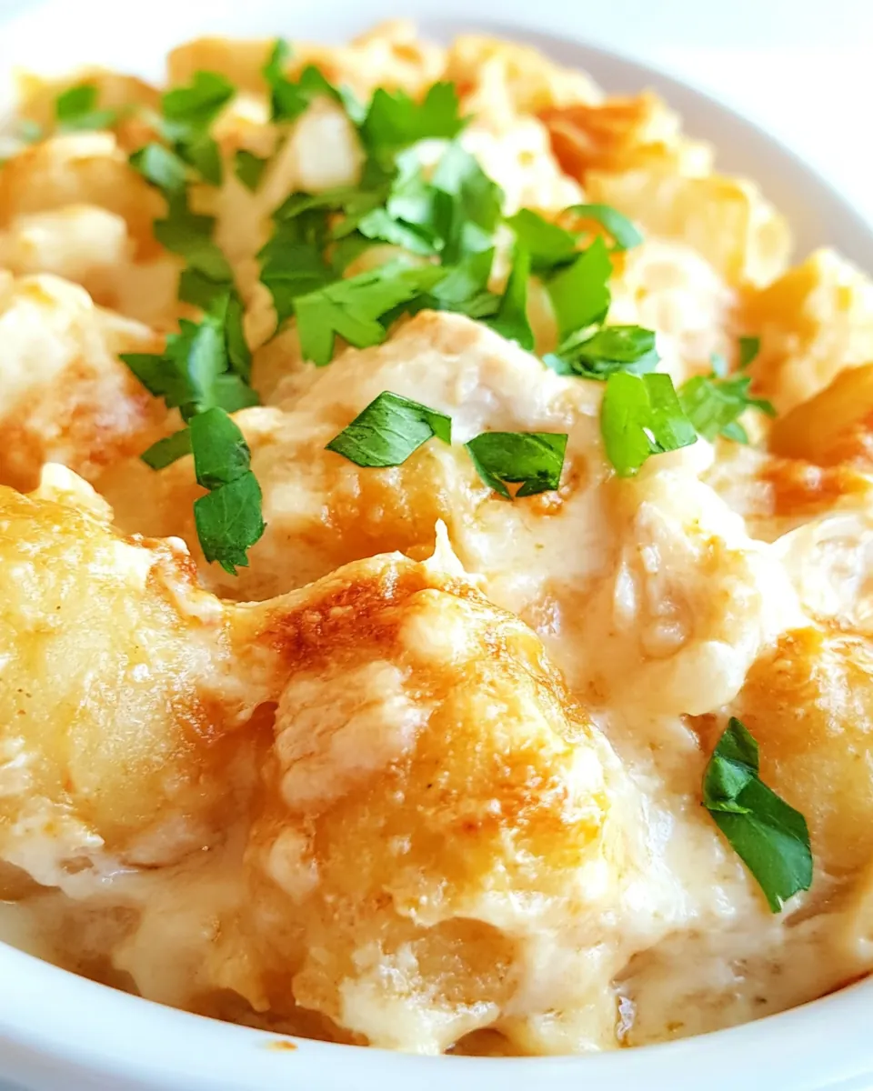 Cream of Chicken Tater Tot Casserole
