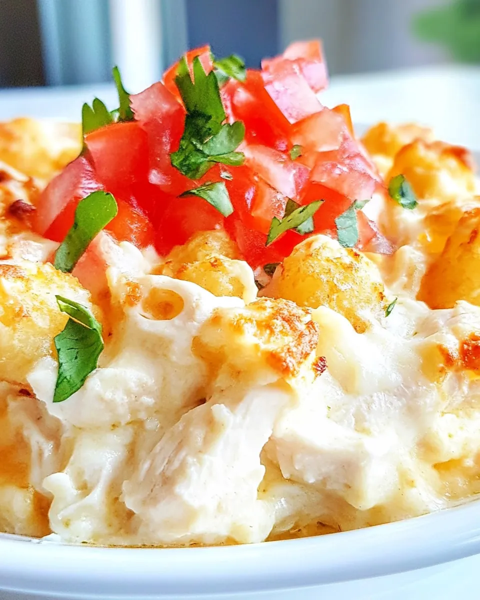 Cream of Chicken Tater Tot Casserole