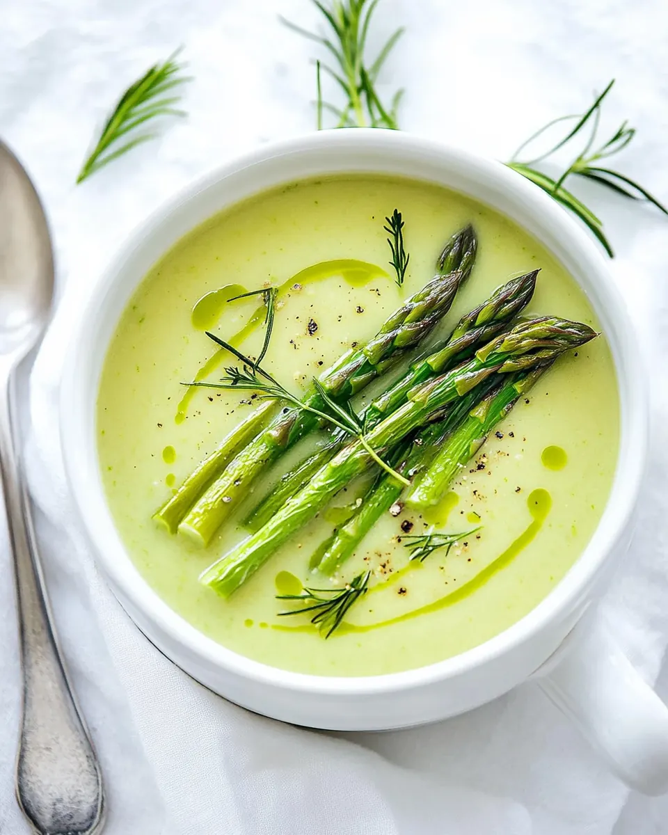 Cream of Roasted Asparagus Soup