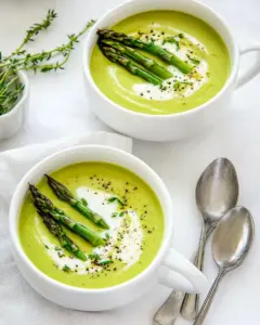 Cream of Roasted Asparagus Soup