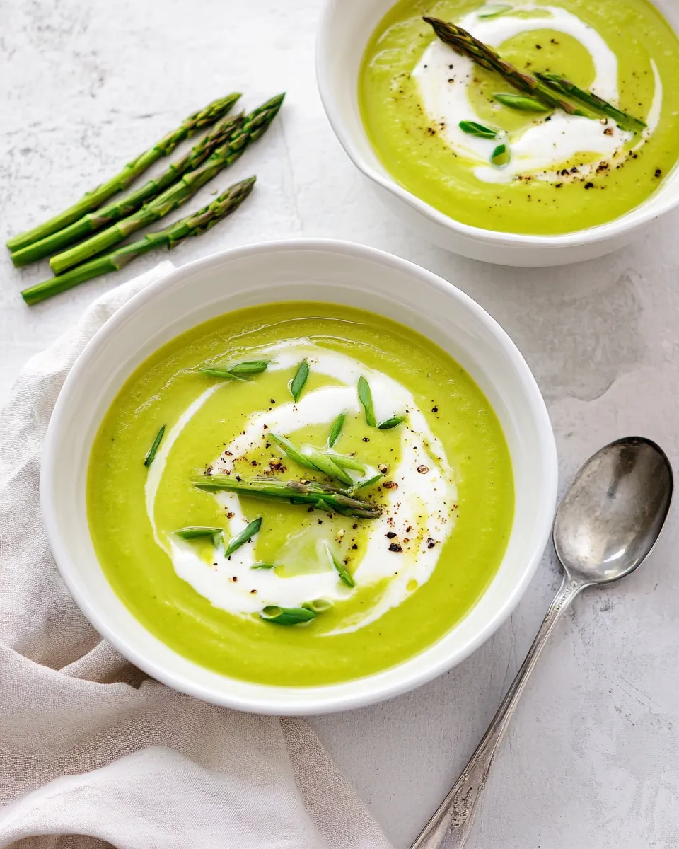 Cream of Roasted Asparagus Soup