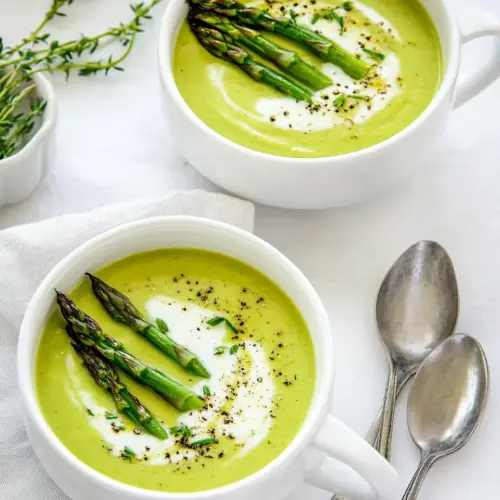Cream of Roasted Asparagus Soup
