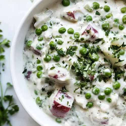 Creamed Peas and Potatoes