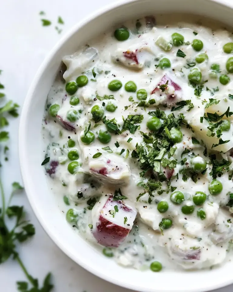 Creamed Peas and Potatoes