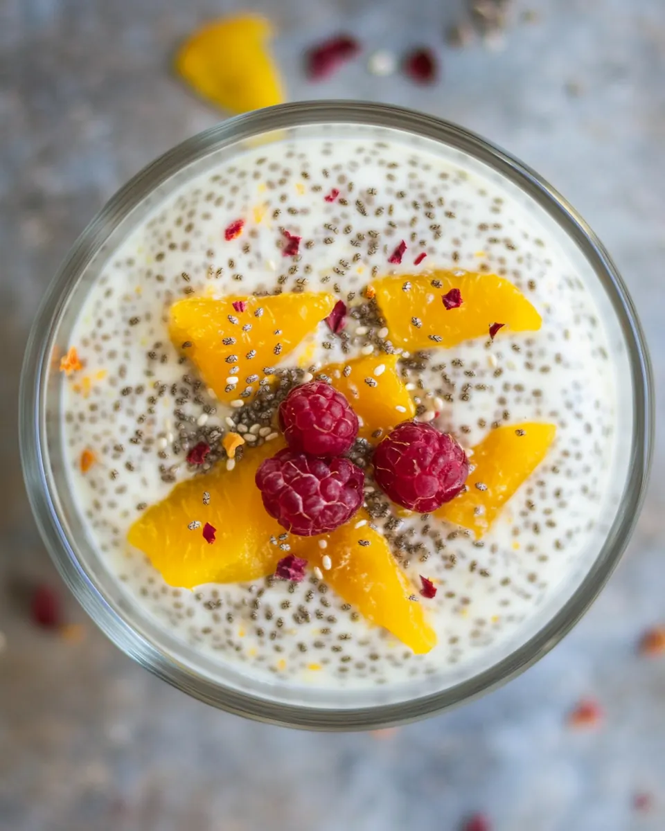 Creamsicle Chia Seed Pudding