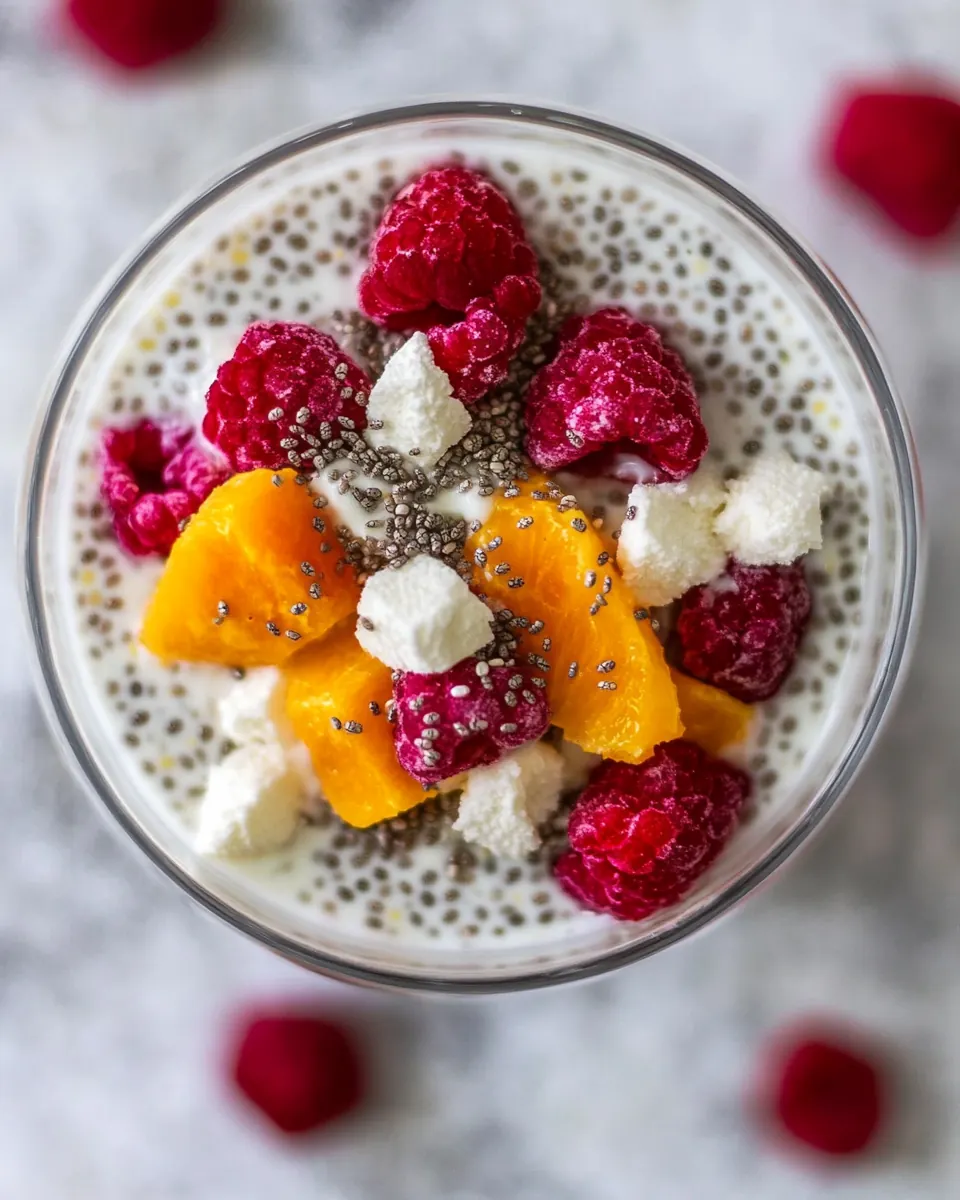 Creamsicle Chia Seed Pudding