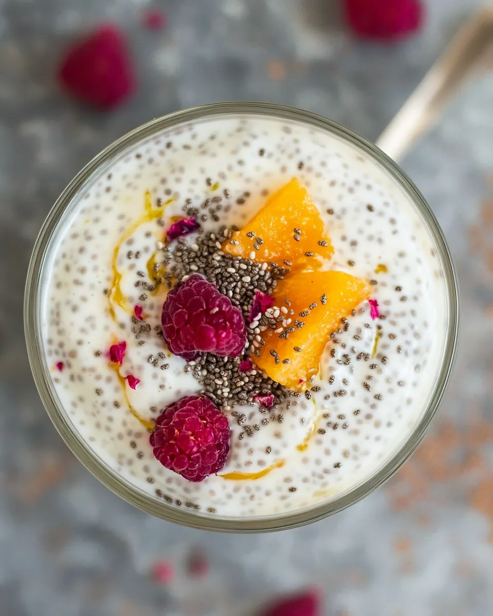 Creamsicle Chia Seed Pudding
