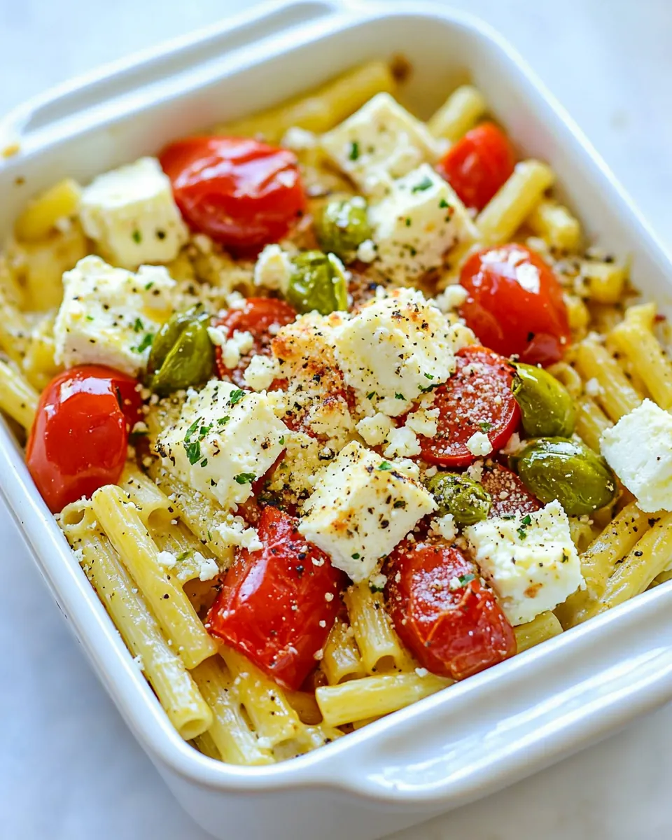 Creamy Baked Feta Pasta