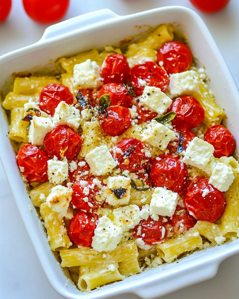 Creamy Baked Feta Pasta