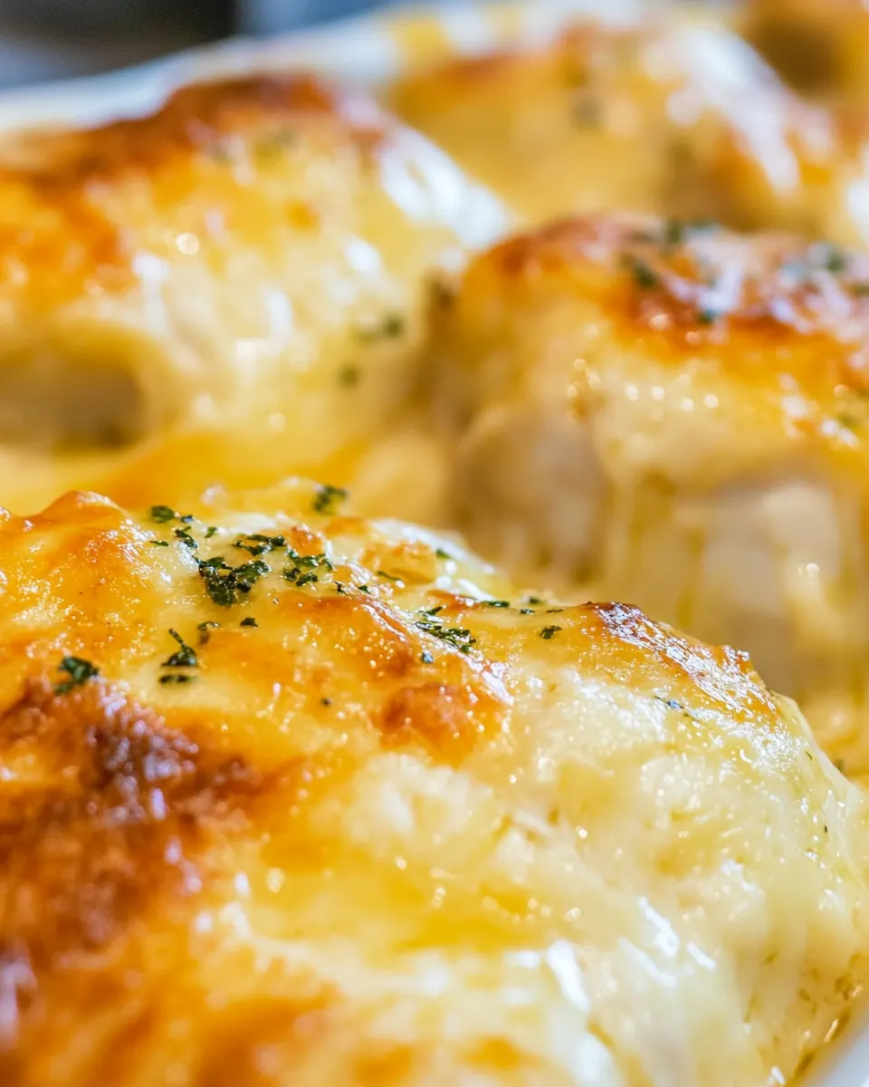 Creamy Baked Swiss Chicken