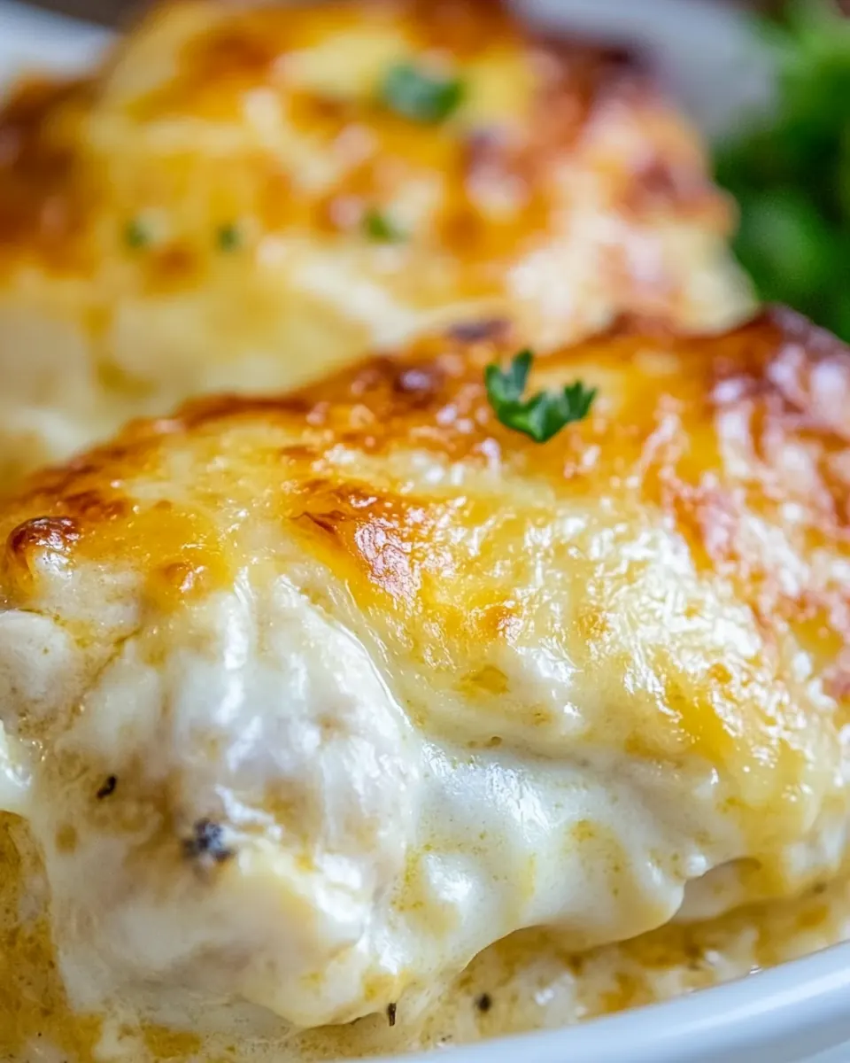 Creamy Baked Swiss Chicken