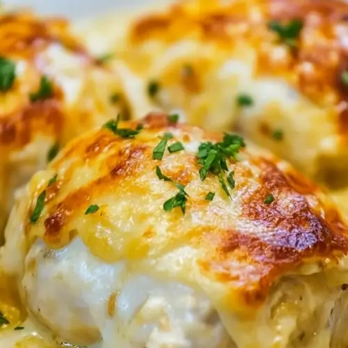 Creamy Baked Swiss Chicken