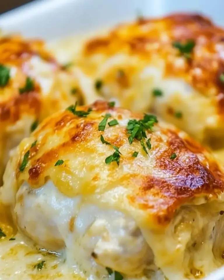Creamy Baked Swiss Chicken