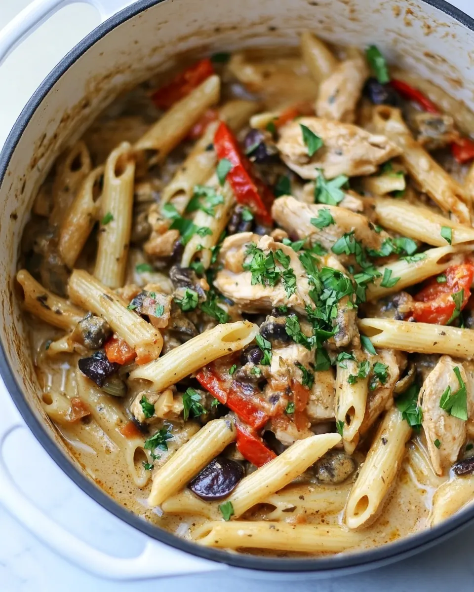 Creamy Cajun Chicken Penne Pot