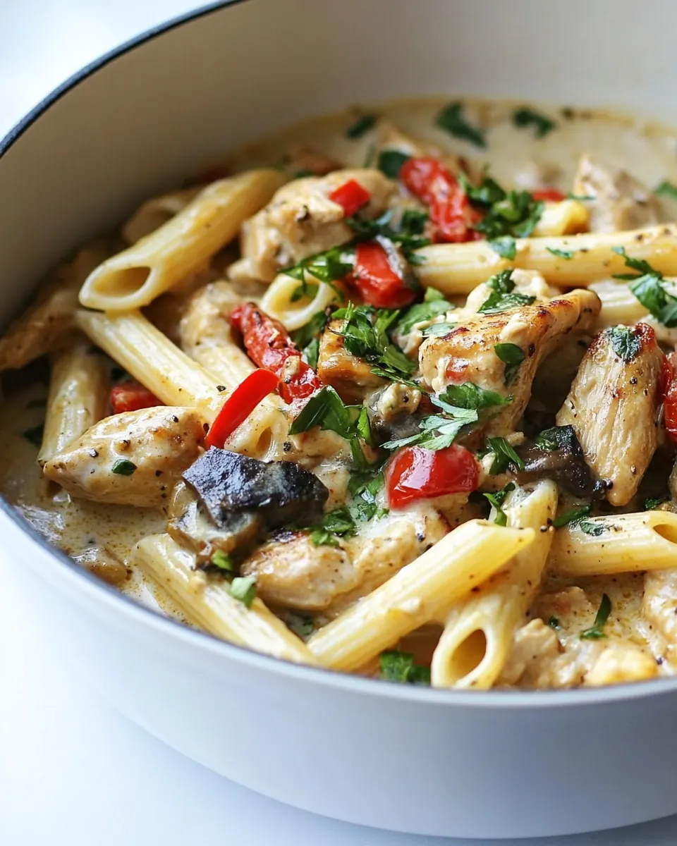Creamy Cajun Chicken Penne Pot