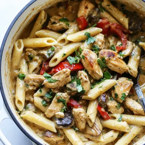 Creamy Cajun Chicken Penne Pot