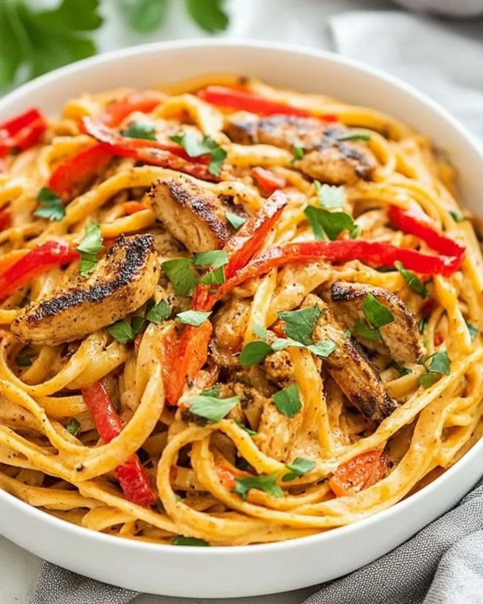 Creamy Cajun Grilled Chicken Pasta