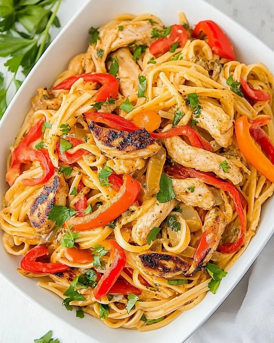Creamy Cajun Grilled Chicken Pasta
