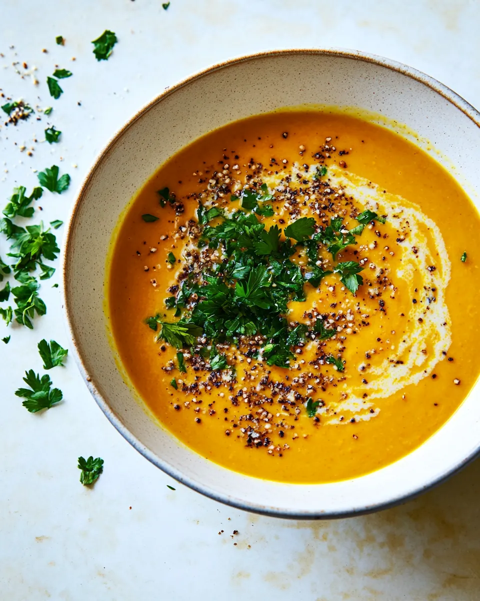 Creamy Carrot Coconut Soup