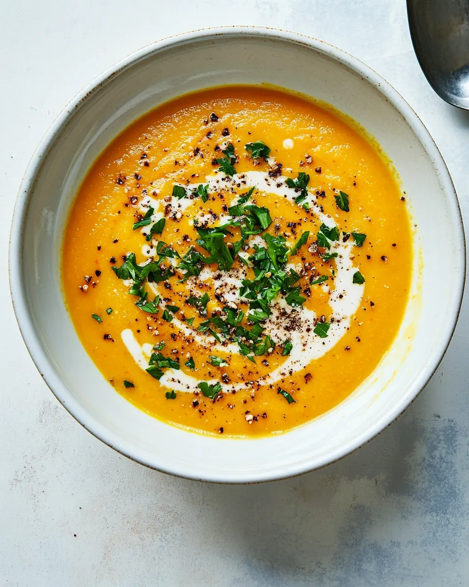 Creamy Carrot Coconut Soup