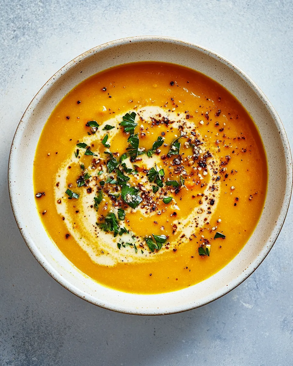 Creamy Carrot Coconut Soup