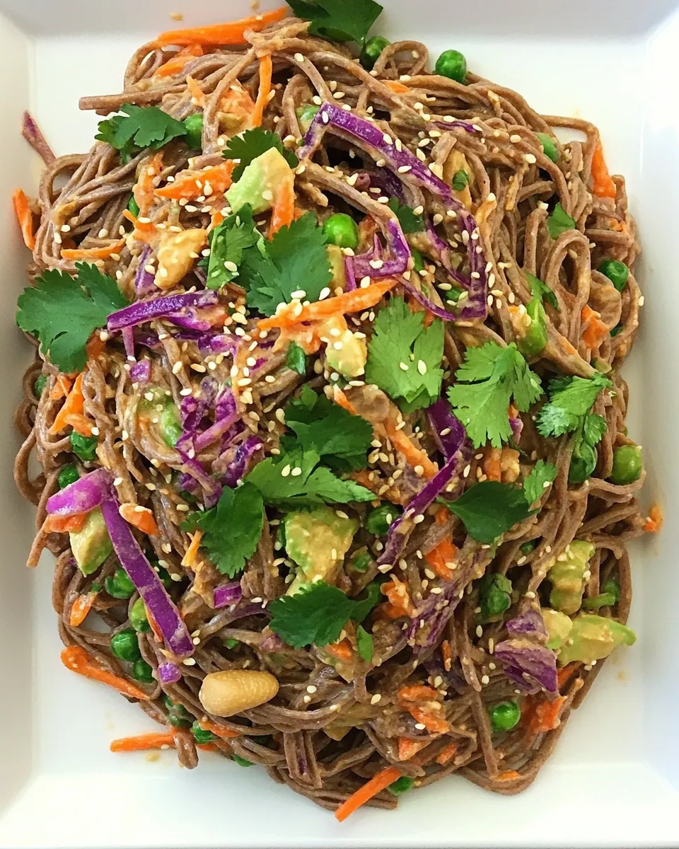 Creamy Cashew Soba Noodles