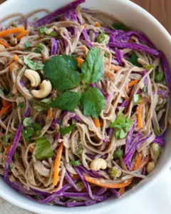 Creamy Cashew Soba Noodles