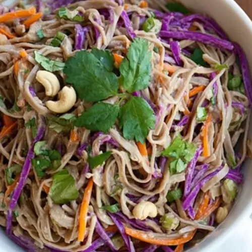 Creamy Cashew Soba Noodles