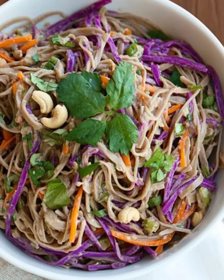 Creamy Cashew Soba Noodles