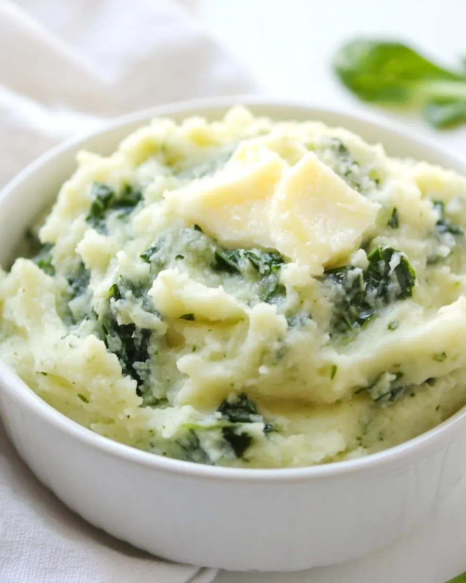 Creamy Cauliflower Mash with Kale