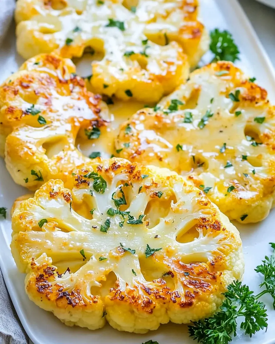 Creamy Cauliflower Steaks